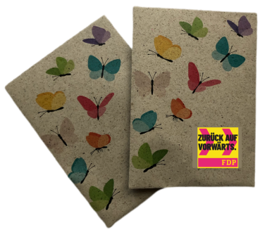 Blumensamen - Schmetterlingswiese mit Kampagnenmotiv